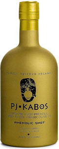 P.J. KABOS 2025/26 Fresh Harvest Extremely High Phenolic (900+ mg/kg) USDA Organic Greek Extra Virgin Olive Oil Kosher Cold Extracted 16.9oz Glass Bottle PJ KABOS “Family Reserve Organic - Pheno