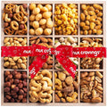 NUT CRAVINGS - Easter Mixed Nuts Gift Basket in Reusable Wooden Tray + Heart Ribbon (12 Assortments) Ramadan Gifts Treats for Adults Food Arrangement Healthy Snack Care Package Kosher
