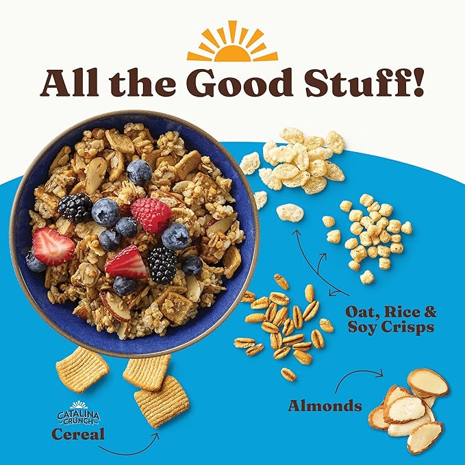Catalina Crunch Granola Protein Vanilla Almond 8 oz (Pack of 6)