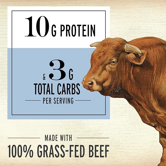 EPIC Protein Bars Beef Sea Salt Pepper Keto and Paleo Friendly 1.3 oz 12 ct (Pack of 4)