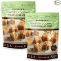 Hammond’s Candies Gourmet Marshmallows – Toasted Coconut | Great for Snacking Hot Chocolate S’mores Baking | Gluten-Free Kosher Handcrafted in the USA | 2 Pack