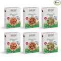 Jovial Whole Grain Brown Rice Pasta Variety Pack (Penne Fusilli Caserecce) - Whole Grain Pasta Organic Pasta Gluten Free Dairy Free Brown Rice Pasta Made in Italy - 12 Oz 6 Pack