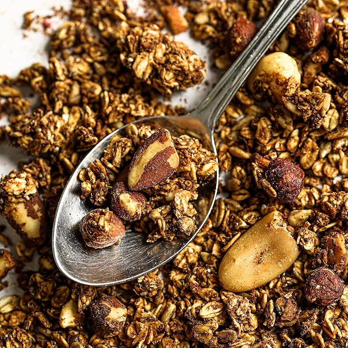 Healthy Hazelnut Granola