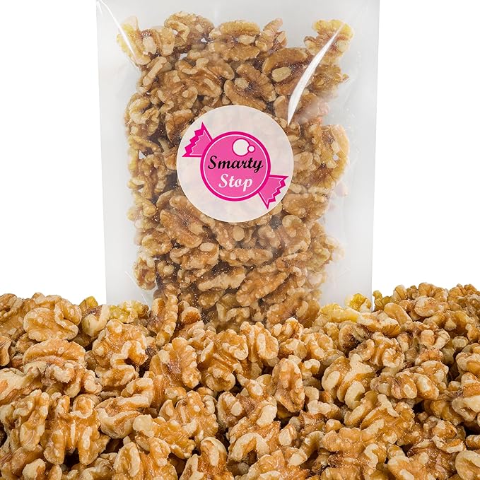 Smarty Stop Raw Gourmet Walnuts Halves &amp Pieces (2 LB)