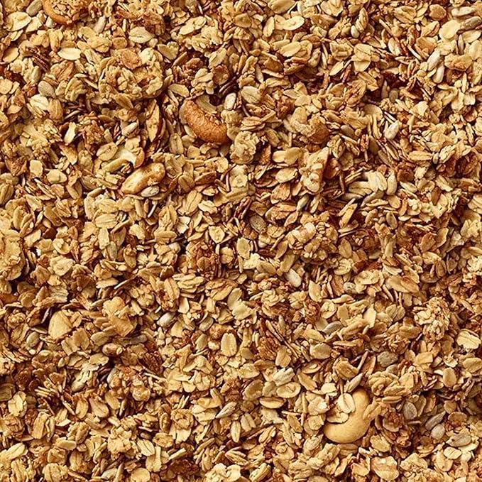Grandy Organics Honey Nut Gluten Free Granola - Certified Organic Non-GMO Lower Sugar Family Value Size 2 Pound Bags Bulk Pack of 2