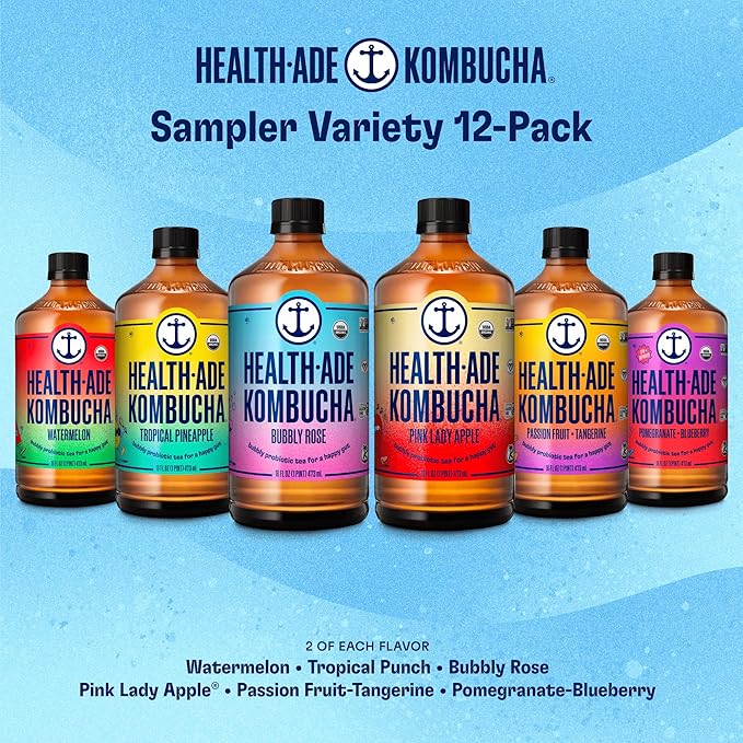 Health-Ade Kombucha Sampler 12 Pack