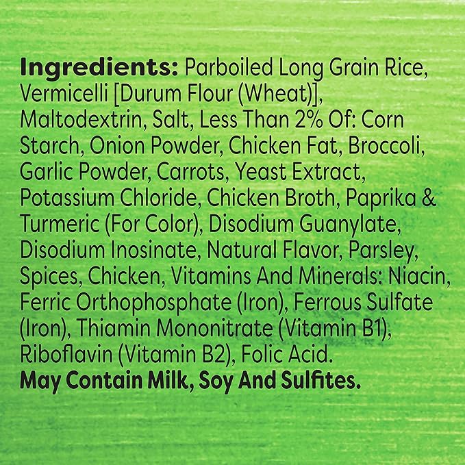 Knorr Rice Side Dish Chicken Broccoli Family Pack 11 oz 7 Count