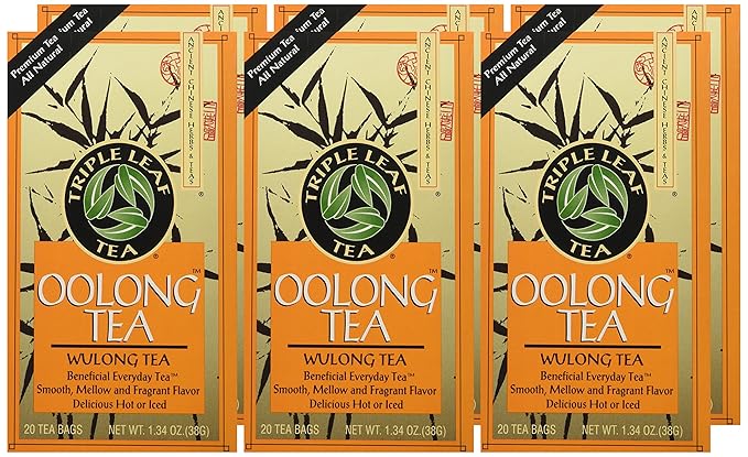 Triple Leaf Tea Inc Tea Oolong 20-Count (Pack of 6)