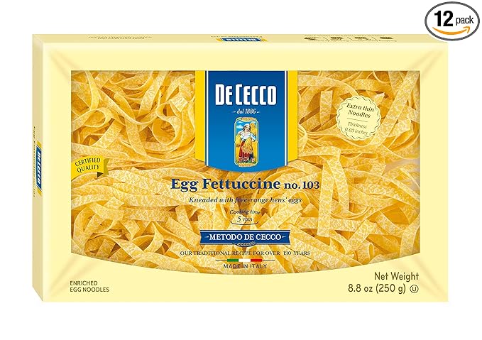 Pasta Fettuccine 12 Case 8.8 Ounce