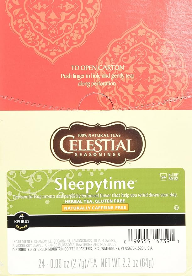 Celestial Seasonings Sleepytime Herbal Tea K-Cup Portion Pack for Keurig K-Cup Brewers 96 Count