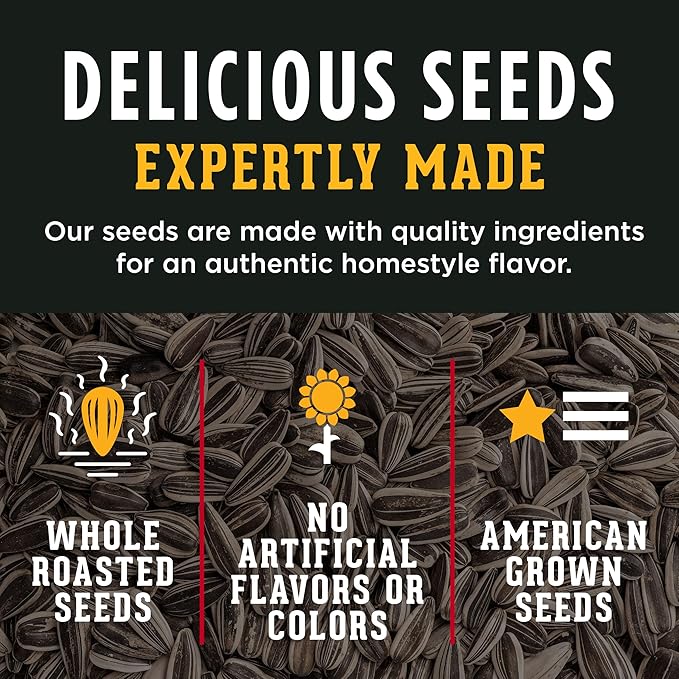 DAVID Roasted and Salted Cracked Pepper Jumbo Sunflower Seeds Keto Friendly 5.25 oz 12 Pack