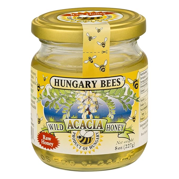 HUNGARY BEES Wild Acacia Honey 8.8 OZ