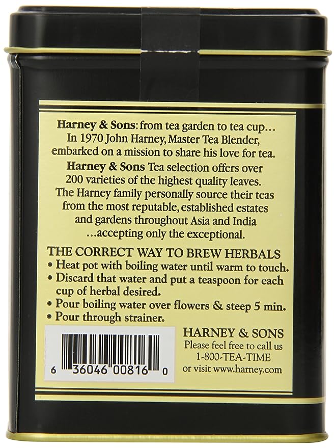 Harney &amp Sons Raspberry Herbal | 8 Oz Loose Leaf Tea