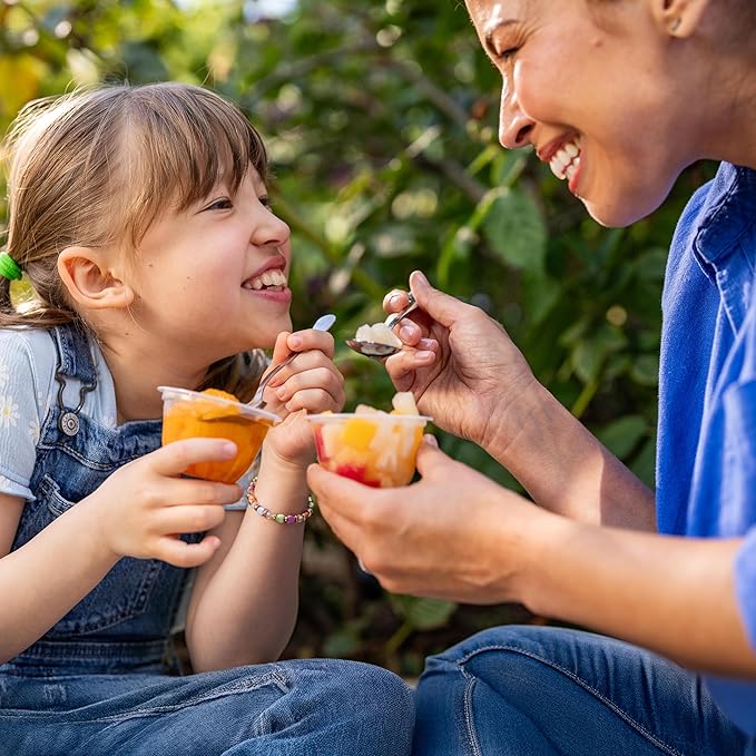 Dole Diced Peaches and Cherry Mixed Fruit in 100% Juice Variety Pack - Dole Fruit Bowls Snacks - 4 oz Bowls - 16 Pack