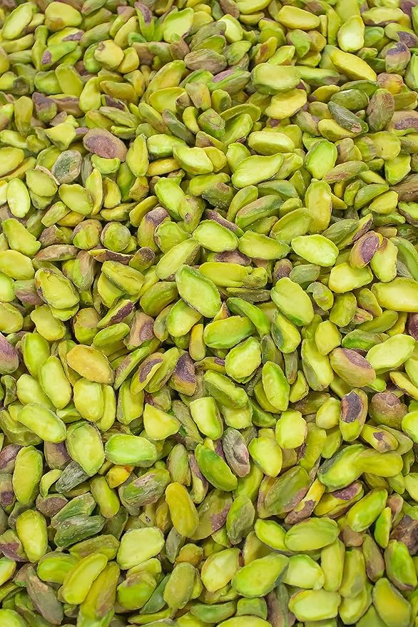Setton Farms Shelled Pistachio Kernels Halves &amp Pieces Raw 20 Ounce (No Shells Raw Unsalted) (Also perfect for making Dubai Chocolate)