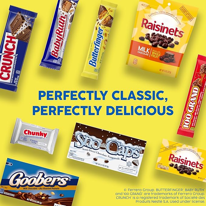 Butterfinger Full Size Candy Bar 18 Count Crispety Crunchety Peanut-Buttery On-The-Go Sweet Treat 1.9 oz Each