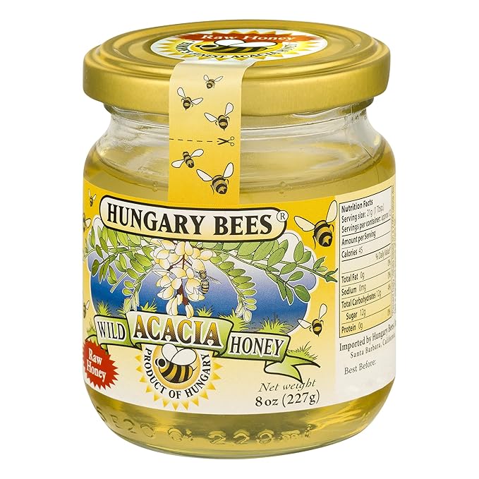 HUNGARY BEES Wild Acacia Honey 8.8 OZ