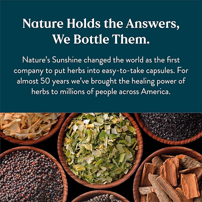 Nature's Sunshine TS II w/Hops 100 Capsules | Supports Proper Thyroid Function and Helps Maintain Balance in the Thyroid Gland