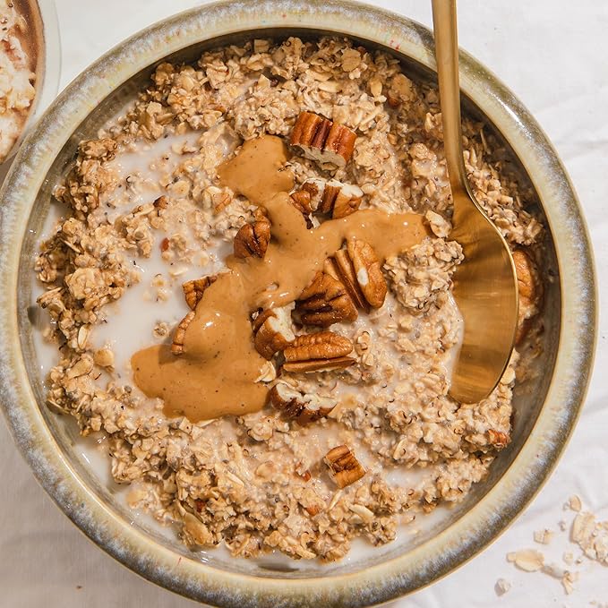 Purely Elizabeth Vanilla Pecan Collagen Oatmeal Cups With Nut Butter Packet Gluten-Free 2 Ounce (Pack of 12)