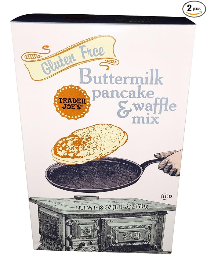 Trader Joe's Gluten Free Buttermilk Pancake &amp Waffle Mix (2 Box Pack)