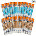 Archer Jerky Mini Beef &amp Turkey Jerky Sticks - Grass Fed Beef Sticks Individually Wrapped Mini Protein Snack Packs Bulk Paleo Keto - 12 of Each (24 Total)