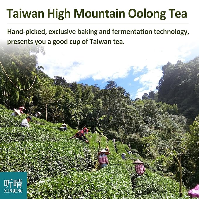 Xin Qing Dong Ding Oolong Tea Dongding Tea Taiwan High Mountain Oolong Tea Taiwan Gaoshan Ulong Tea 150g/5.3oz