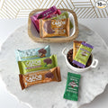 Missy J's Organic Carob Bliss Sampler Pack of 10 Vegan Glutern Free Substitute for Chocolate Perfect for Snacks and Treats