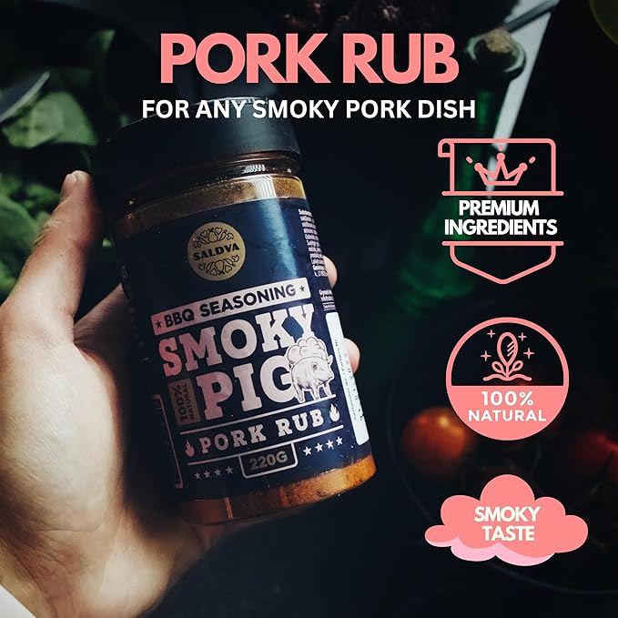Gourmet Selection of Premium BBQ Seasonings - Holy Cow Angel’s Wings Smoky Pig Tandoori Rajah Burger's Heart &amp Blonde Mermaid BBQ Rubs | Pack of 6 | 100% Natural | Great Spices Gift For Foodie