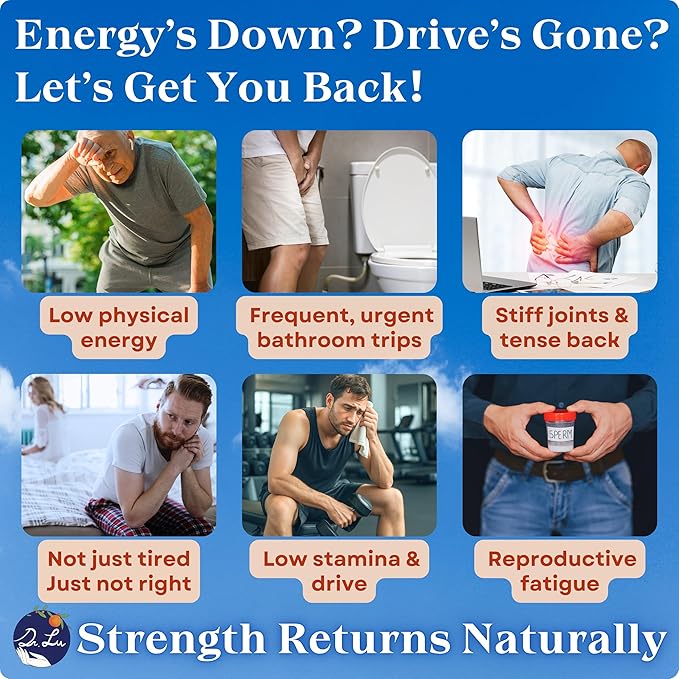 Dr. Lu’s Happy Tea for Guy | 100% Natural Energy Tea for Men | Supports Prostate Vitality &amp Fertility | 11-Herb Blend with Maca Corn Silk &amp Hibiscus in Corn Fiber Tea Bags Made in USA