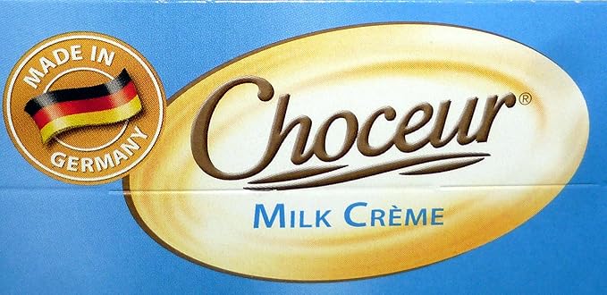 Choceur Milk Chocolate Milk Creme Bars Made in Germany 7.05 Ounce (3 Pack)
