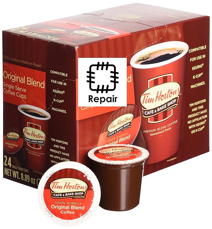 Tim Hortons Single Serve Original Blend Coffee 24 Count (Pack of 2)