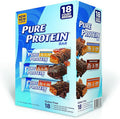 Pure Protein Bar Chocolate Peanut Butter/ Salted Caramel/Chocolate Deluxe 18 Count
