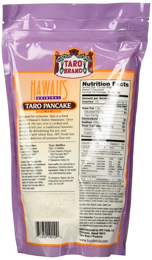Hawaii's Original Taro Pancake Mix