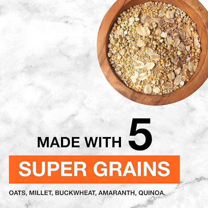 KIND Healthy Grains GranolaPeanut Butter ClustersHealthy SnacksGluten Free100% Whole Grains10g Protein11oz(Pack of 6)