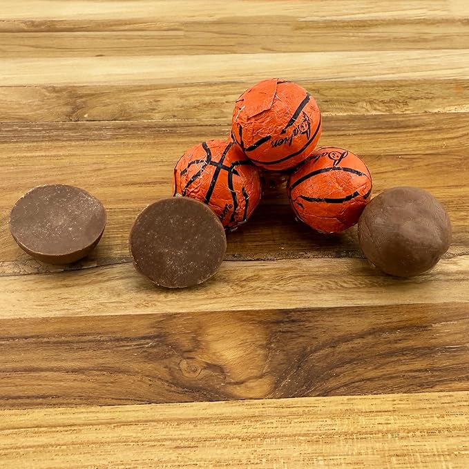 FirstChoiceCandy Milk Chocolate Foil Wrapped Balls (Basket Balls 5 Pound)