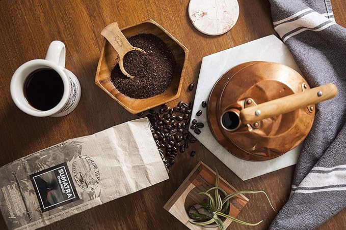 Camano Island Coffee Roasters - Organic Brazil Medium Roast Coffee - Fresh Premium USDA Certified Organic Shade Grown Fair Trade and Ethical