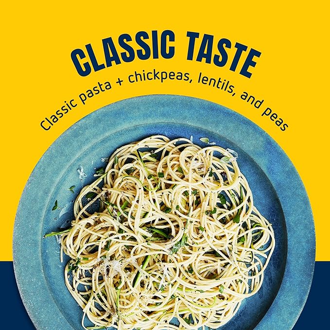Barilla Protein+ (Plus) Thin Spaghetti Pasta 14.5 Ounce (Pack of 20) - plant based - Made from Lentils Chickpeas &amp Peas - Non-GMO Kosher Certified