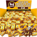 Milk dud Chocolate and Caramel Candy Boxes 2 Lbs Bulk Milk Chocolate Covered Chewy Caramel Candy Individually Wrapped Candy Snacks for Parties and Snacking Appx 64 Mini Boxes