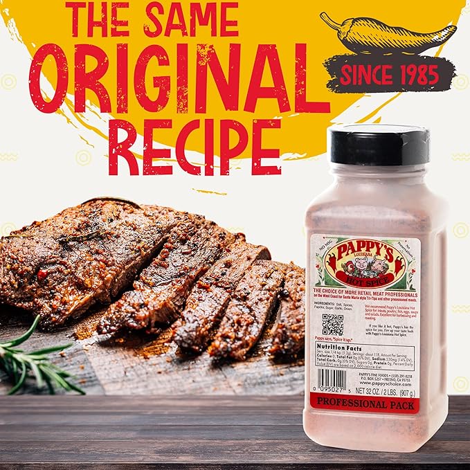 Pappy's Louisiana Hot Spice - Bold Seasoning for Jambalaya Gumbo Cajun Shrimp Blackened Chicken and Spicy BBQ | Perfect for Grilling Frying and Creole Dishes