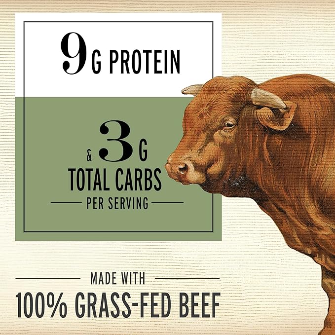 EPIC Bars Beef Jalapeno Keto and Paleo Friendly Whole30 Approved Gluten Free 12 Count 15.6 oz