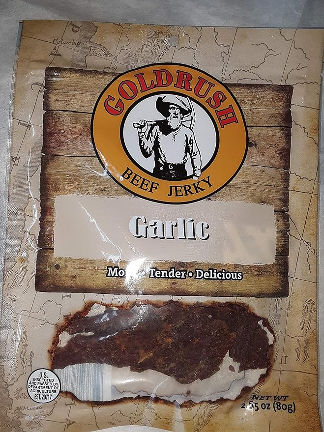 Gold Rush Premium Garlic Jerky 15 Ounce