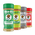 Dan-O's Taste of Summer” Small Seasoning 4 pack - Spicy (3.5 oz) Original (3.5 oz) Preem-O (3.4 oz) Chili Lime (3.3 oz)