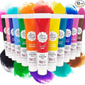 Ann Clark Professional-Grade Gel Food Coloring Made in USA .7 oz 12 Colors