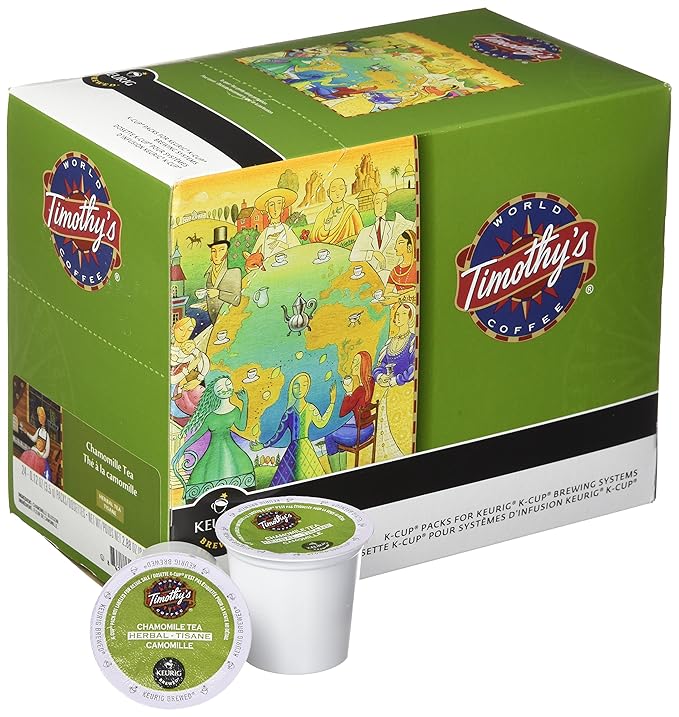Timothy's World Coffee-K-Cups Chamomile Tea 24-Count