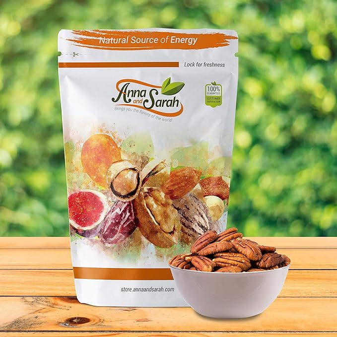 Anna and Sarah Shelled Pecans in Resealable Bag 2 Lbs