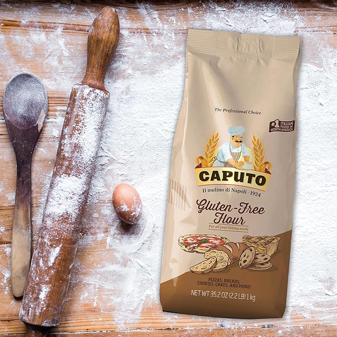 Antico Molino Napoli Antimo Caputo Pizza Flour Gluten Free 2.2 Pound (Pack of 2)