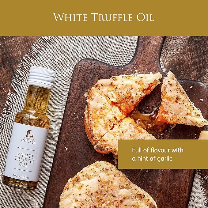 TruffleHunter - TruffleHunter Preserved Truffle Selection Gift Set - Black &amp White Truffle Oil Sea Salt Truffle Honey