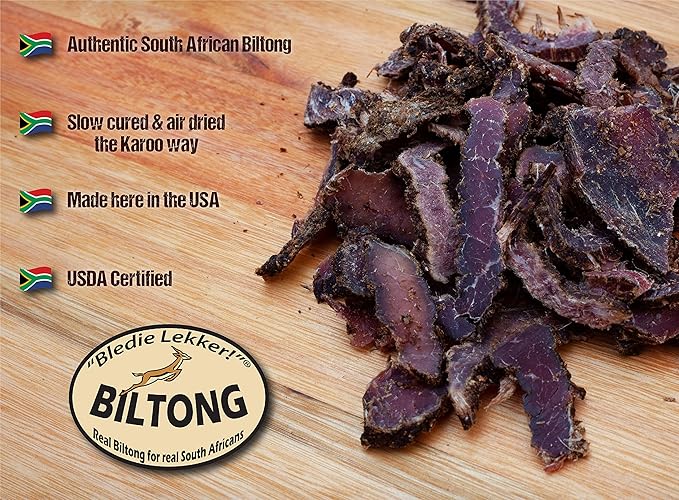 Bledie Lekker Biltong Sliced 8oz