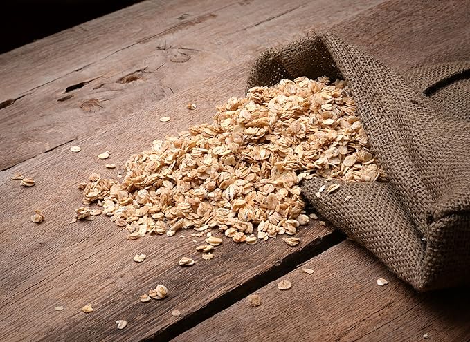 Burl Barley Granola Honey Granola Whole Grain Barley Cereal Delicious Granola for Yogurt Parfaits Bulk 5 Pound Bag Great for Cafes and Home Food Storage