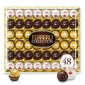 Ferrero Collection Premium Assorted Hazelnut Dark Chocolate and Coconut 48 Count Premium Treats 6.1 oz
